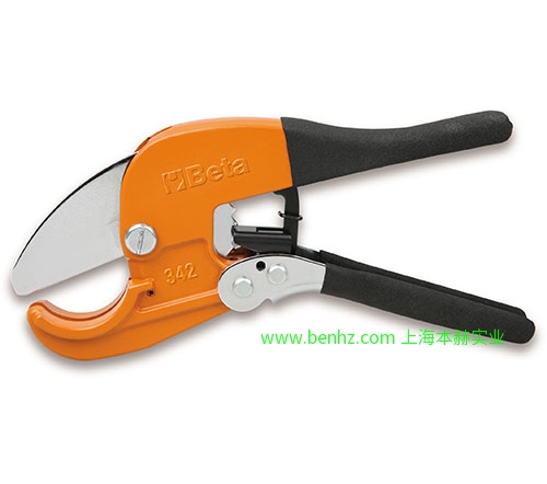 意大利Beta 百塔工具 341-塑料管切割钳 341 B-塑料管用棘轮切刀 342-塑料管用棘轮切刀 342 P-塑料管用棘轮切刀 345-管子铰刀 345 SB-去毛刺工具 345U-管子饺刀，用于不锈钢管、钢管、铜管或轻合金管 349-扩管器 45°喇叭口扩管器 351 C-管割刀及扩管器组套 352 U-可调扩管器 352C/U-管割刀，去毛刺工具和可调扩管器组套