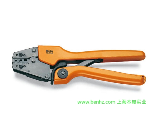意大利Beta 百塔工具 1253-测试笔 1602/C9-压接钳组套 1606T-管状端子棘轮压接钳 1606A/C90.5-6mm²管状端子压接钳和端子组套 重型同轴端子压接钳 重型绝缘端子压接钳 1608/C9-压接钳组套 1609 A-省力型非绝缘插塞式端子压接钳