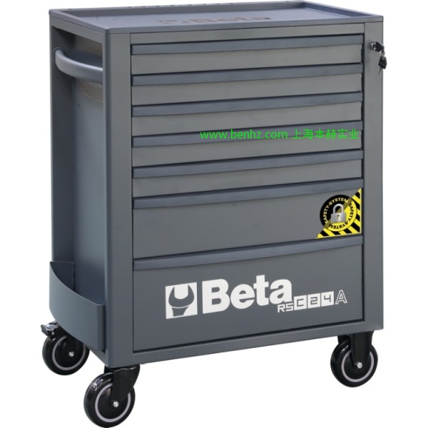 意大利Beta 百塔工具 RSC24A/7  7抽屉工具车，带SAFETY-SYSTEM 橙色 红色 灰色 RSC24A/8 8抽屉工具车，带SAFETY-SYSTEM RSC24AXL/7  7抽屉超大工具车,带SAFETY－SYSTEM