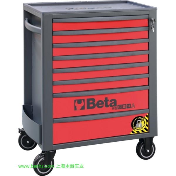 意大利Beta 百塔工具 RSC24A/7  7抽屉工具车，带SAFETY-SYSTEM 橙色 红色 灰色 RSC24A/8 8抽屉工具车，带SAFETY-SYSTEM RSC24AXL/7  7抽屉超大工具车,带SAFETY－SYSTEM