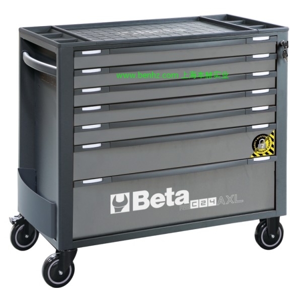 意大利Beta 百塔工具 RSC24A/7  7抽屉工具车，带SAFETY-SYSTEM 橙色 红色 灰色 RSC24A/8 8抽屉工具车，带SAFETY-SYSTEM RSC24AXL/7  7抽屉超大工具车,带SAFETY－SYSTEM
