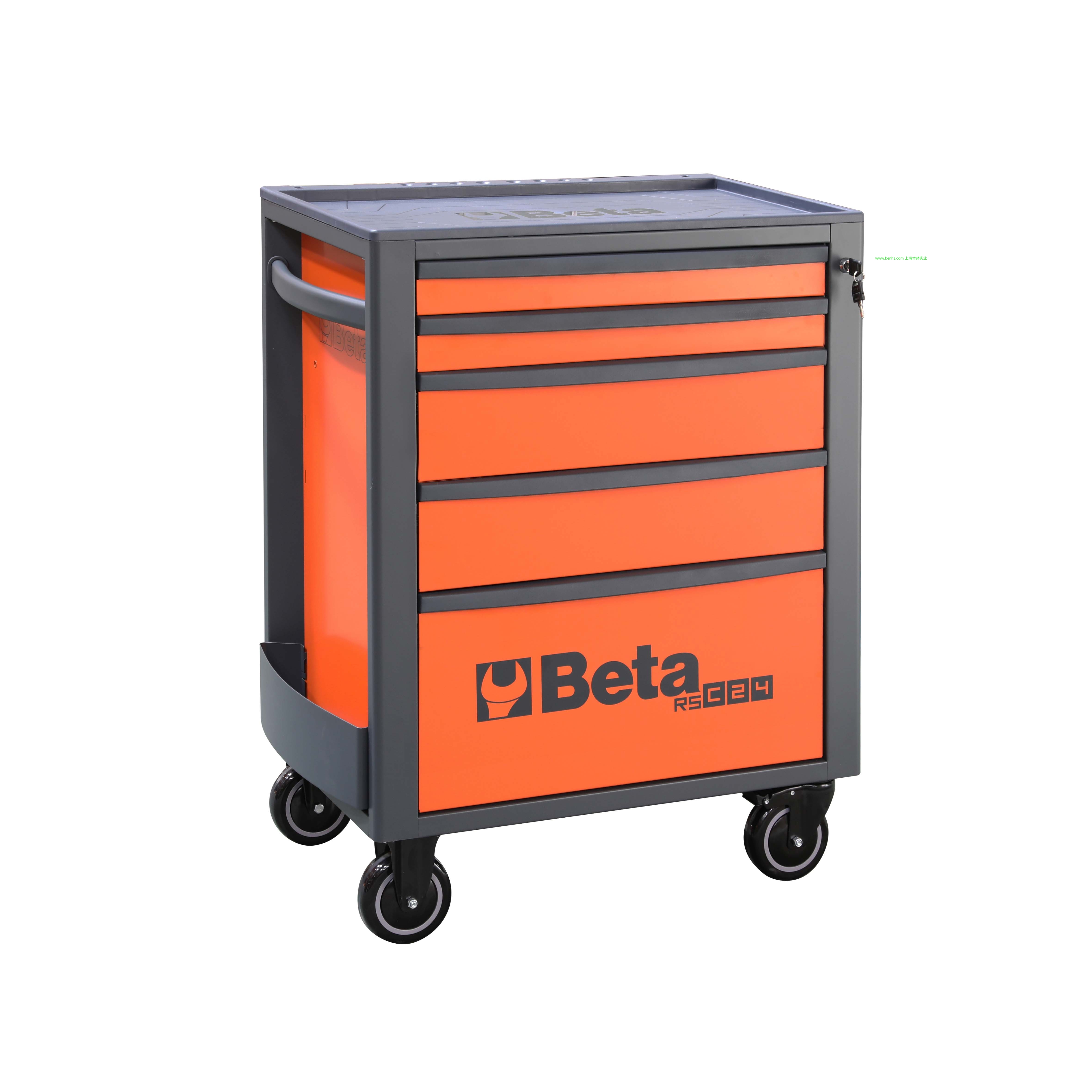 意大利Beta 百塔工具 RSC24L-CAB抽屉工具车 RSC24/5  5抽屉工具车 橙色 灰色 红色 RSC24/6  6抽屉工具车