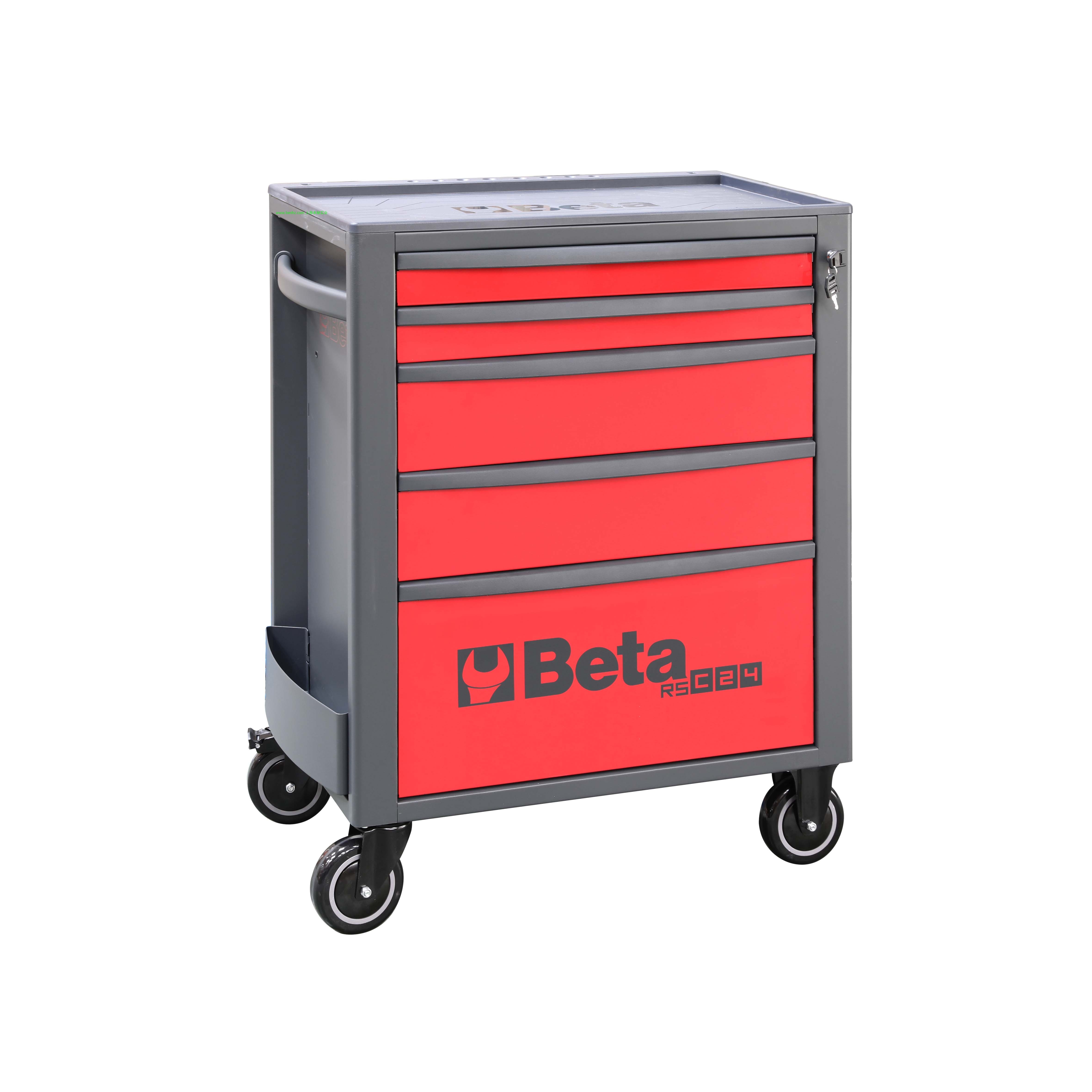 意大利Beta 百塔工具 RSC24L-CAB抽屉工具车 RSC24/5  5抽屉工具车 橙色 灰色 红色 RSC24/6  6抽屉工具车