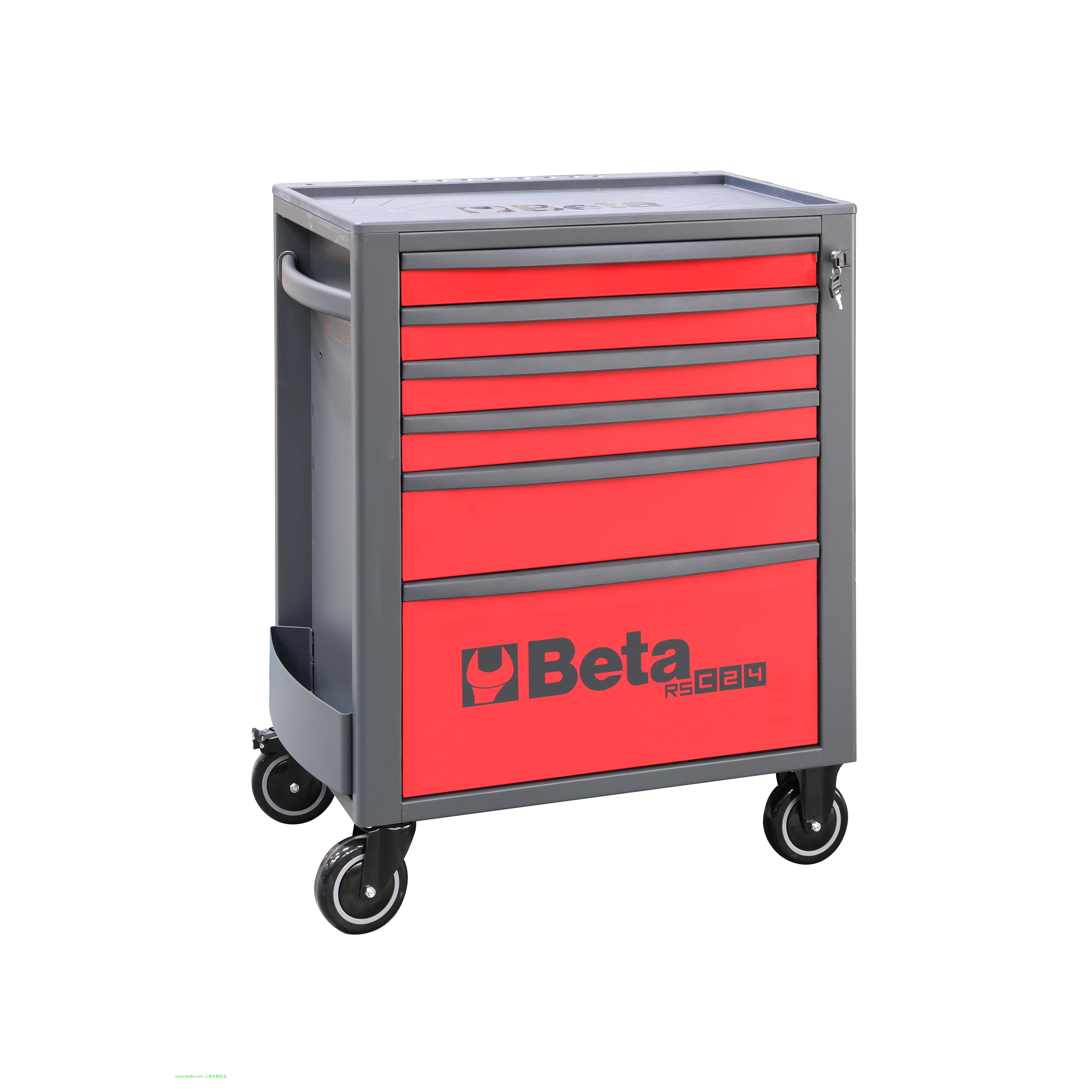意大利Beta 百塔工具 RSC24L-CAB抽屉工具车 RSC24/5  5抽屉工具车 橙色 灰色 红色 RSC24/6  6抽屉工具车