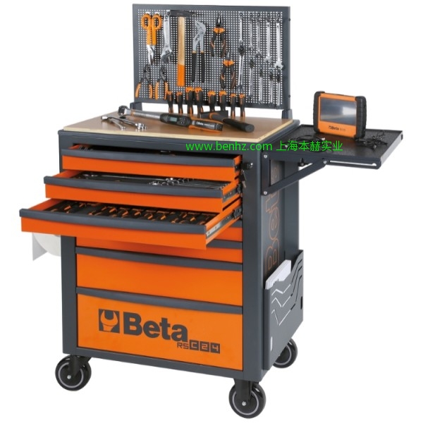 意大利Beta 百塔工具 RSC24/7  7抽屉工具车 RSC24/8  8抽屉工具车 橙色 红色 灰色 2400 RSC24/PL-木台面 2400 RSC24/PF-RSC24专用工具挂板 2400 RSC24/PC 卷纸架 2400 RSC24/PD文件架