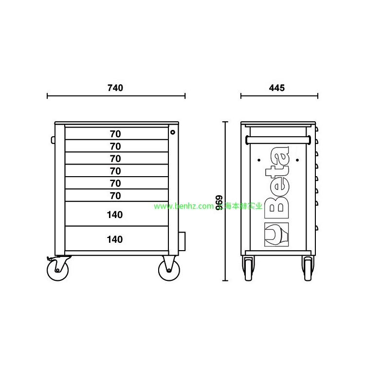 意大利Beta 百塔工具 RSC24/7  7抽屉工具车 RSC24/8  8抽屉工具车 橙色 红色 灰色 2400 RSC24/PL-木台面 2400 RSC24/PF-RSC24专用工具挂板 2400 RSC24/PC 卷纸架 2400 RSC24/PD文件架