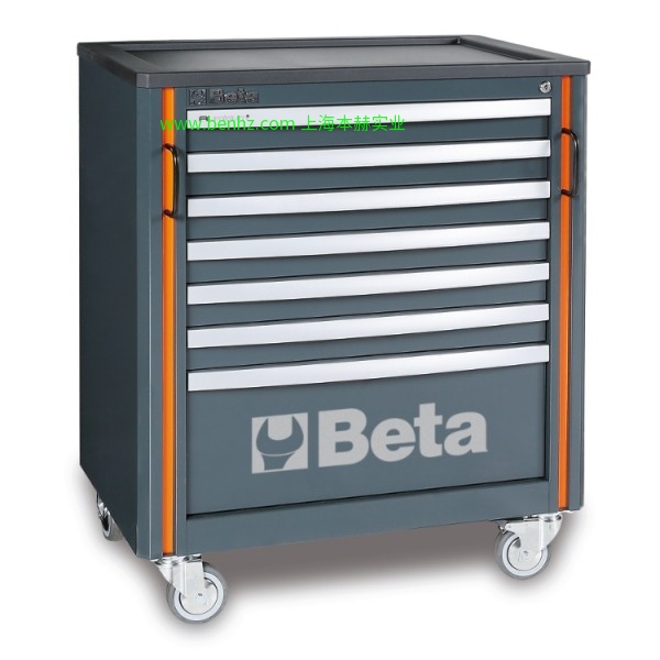 意大利Beta 百塔工具 C55B/PT-2-工作台台面 C55BG/PT-2-工作台台面 C55PRO BO/2-工作台 C55PRO BG/2-工作台 C55RB PVC垫子 C55 C7-7抽屉工具车，可移动