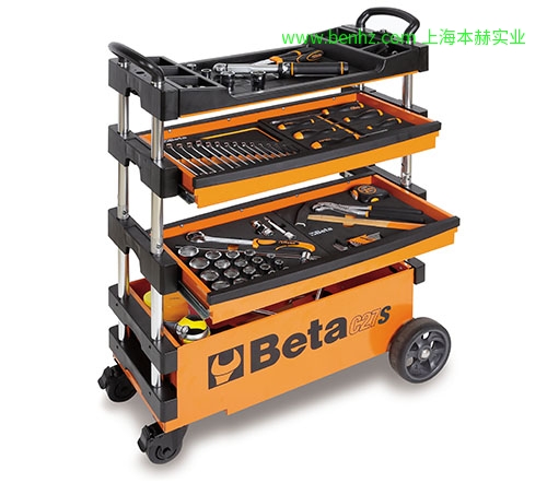 意大利Beta 百塔工具 CD23 S-平板拖车 C25-“TANK”型工具车 C27S 简易折叠式多用途工具箱
