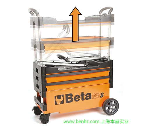 意大利Beta 百塔工具 CD23 S-平板拖车 C25-“TANK”型工具车 C27S 简易折叠式多用途工具箱