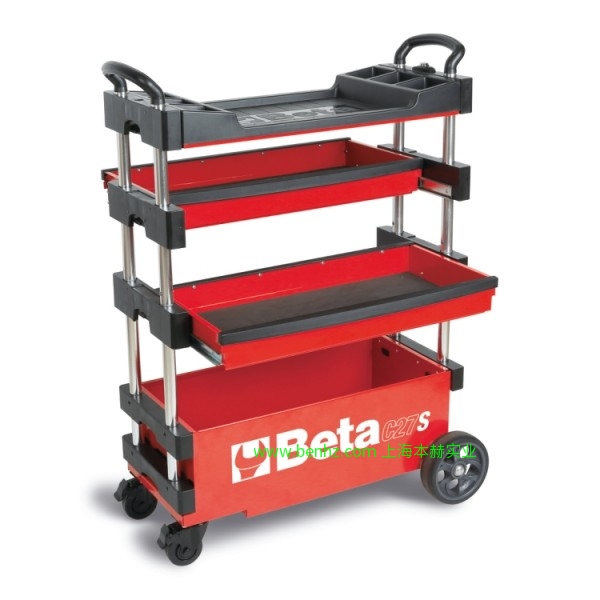 意大利Beta 百塔工具 CD23 S-平板拖车 C25-“TANK”型工具车 C27S 简易折叠式多用途工具箱