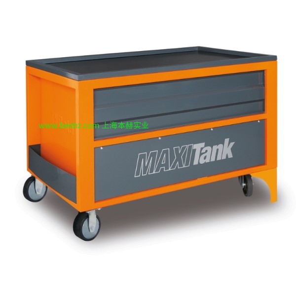 意大利Beta 百塔工具 RSC28 10抽屉SuperTank型工具车 C30M-MAXITANK 移动工作台 3000M/PLM-C30M 木质台面