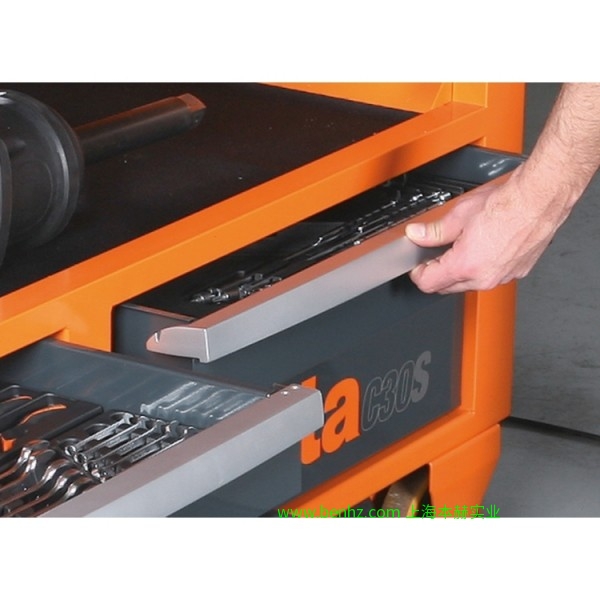 意大利Beta 百塔工具 RSC28 10抽屉SuperTank型工具车 C30M-MAXITANK 移动工作台 3000M/PLM-C30M 木质台面