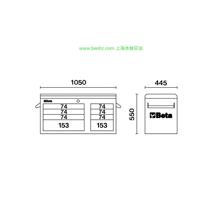 意大利Beta 百塔工具 C38 L-7抽屉边柜 C38 T-8抽屉顶柜 C38 C-33抽屉大型组合工具车