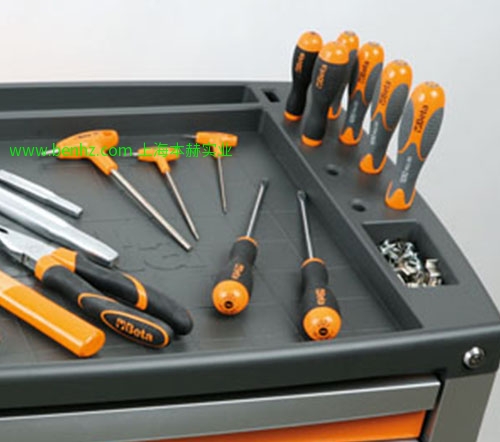 意大利Beta 百塔工具 C39 7抽屉工具车 C39R /6- C39G/6 C39O/6 6抽屉工具车 橙色 红色 灰色 C39G/8  C39R/8   C39O/8-8抽屉工具车