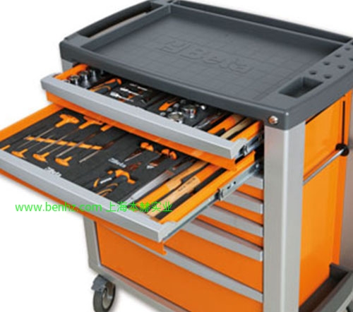 意大利Beta 百塔工具 C39 7抽屉工具车 C39R /6- C39G/6 C39O/6 6抽屉工具车 橙色 红色 灰色 C39G/8  C39R/8   C39O/8-8抽屉工具车