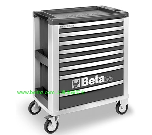 意大利Beta 百塔工具 C39 7抽屉工具车 C39R /6- C39G/6 C39O/6 6抽屉工具车 橙色 红色 灰色 C39G/8  C39R/8   C39O/8-8抽屉工具车
