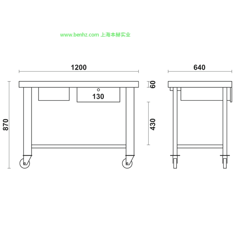 意大利Beta 百塔工具  C51-R C51-G C51-O-简易工具车 CP51-O CP51-G CP51-R-小推车 CB52-O-移动工作台