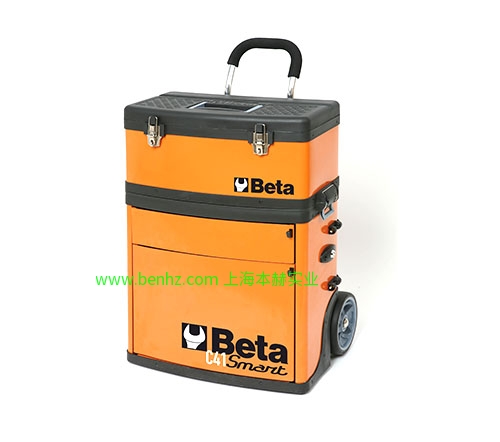 意大利Beta 百塔工具 C41 S-可分离拉杆工具箱  C41H-O-TWO-可分离拉杆工具箱,橙色