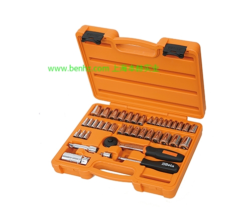 意大利Beta 百塔工具 2050/C120-120件装，综合通用型工具组套 903A/C53-53件装，1/4