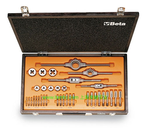 意大利Beta 百塔工具 446 /C30-30件装，公制铬钒钢丝锥，板牙组套  446 /C48-48件装 446 /C110 29件UNF 446 ASW/C36-36件装 英制铬钒钢细牙丝锥，板牙组套 446 ASC/C37-37件装，UNC英制铬钒钢粗牙丝锥 446 ASG/C23-23件装 447 /C37-37件装 447 /C53-53件装 447 /C70-70件装