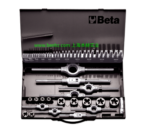 意大利Beta 百塔工具 446 /C30-30件装，公制铬钒钢丝锥，板牙组套  446 /C48-48件装 446 /C110 29件UNF 446 ASW/C36-36件装 英制铬钒钢细牙丝锥，板牙组套 446 ASC/C37-37件装，UNC英制铬钒钢粗牙丝锥 446 ASG/C23-23件装 447 /C37-37件装 447 /C53-53件装 447 /C70-70件装
