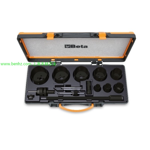 意大利Beta 百塔工具 450/C9-9件装，电工用450型钻孔锯组套 工业用450型钻孔锯组套 451 高速钢钻孔锯 452 硬质合金钻孔锯 450高速钢双金属开孔器 460 建筑材料开孔锯