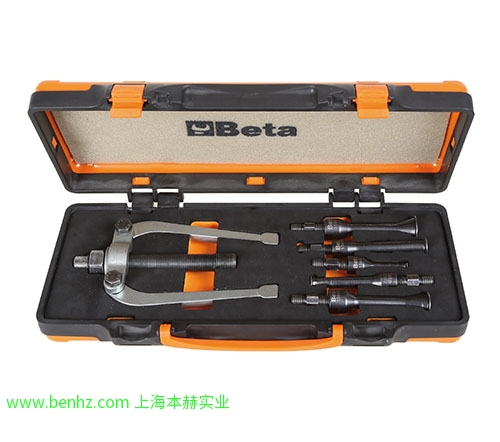 意大利Beta 百塔工具 1435-偏心螺栓取出器 1435/1-偏心螺栓取出器 1540-敲击轴承拉马 1542二爪提取器拉马 1544-内提取器 1545/C5-5件装，二爪提取器组套 5件锥形拔出器套装 1570/3-拉马专用液压增力器 1431锥型取出器，适用于螺丝与螺栓