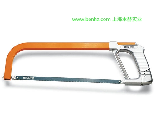 意大利Beta 百塔工具 1096 -木工钳 1098 -扎线钳 1098PL套塑柄扎线钳 1114 直头窄口铁皮剪 1118-铁皮剪 1120 A-钣金剪 1130 BMX-带齿多用剪刀 1725-铝合金方管锯弓 1725 CR-迷你型锯弓 1726-铝合金方管锯弓 1727-重型锯弓 订货号	型号 017290001	1729-锯弓