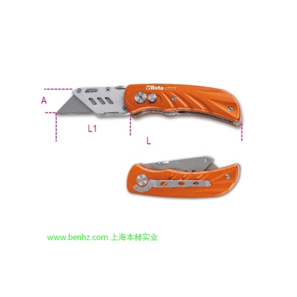 意大利Beta 百塔工具 1729 CG-石膏板专用锯 1729DM 450-木工板锯 1770-金属柄美工刀 1771HD-美工刀 1772 H伸缩刀片的安全美工刀 1778 SCL-折叠刀 1784 重型剪刀 1772M-美工刀，伸缩刀片 1777T-不锈钢折叠刀 1778X-铝柄不锈钢折叠刀，海员用